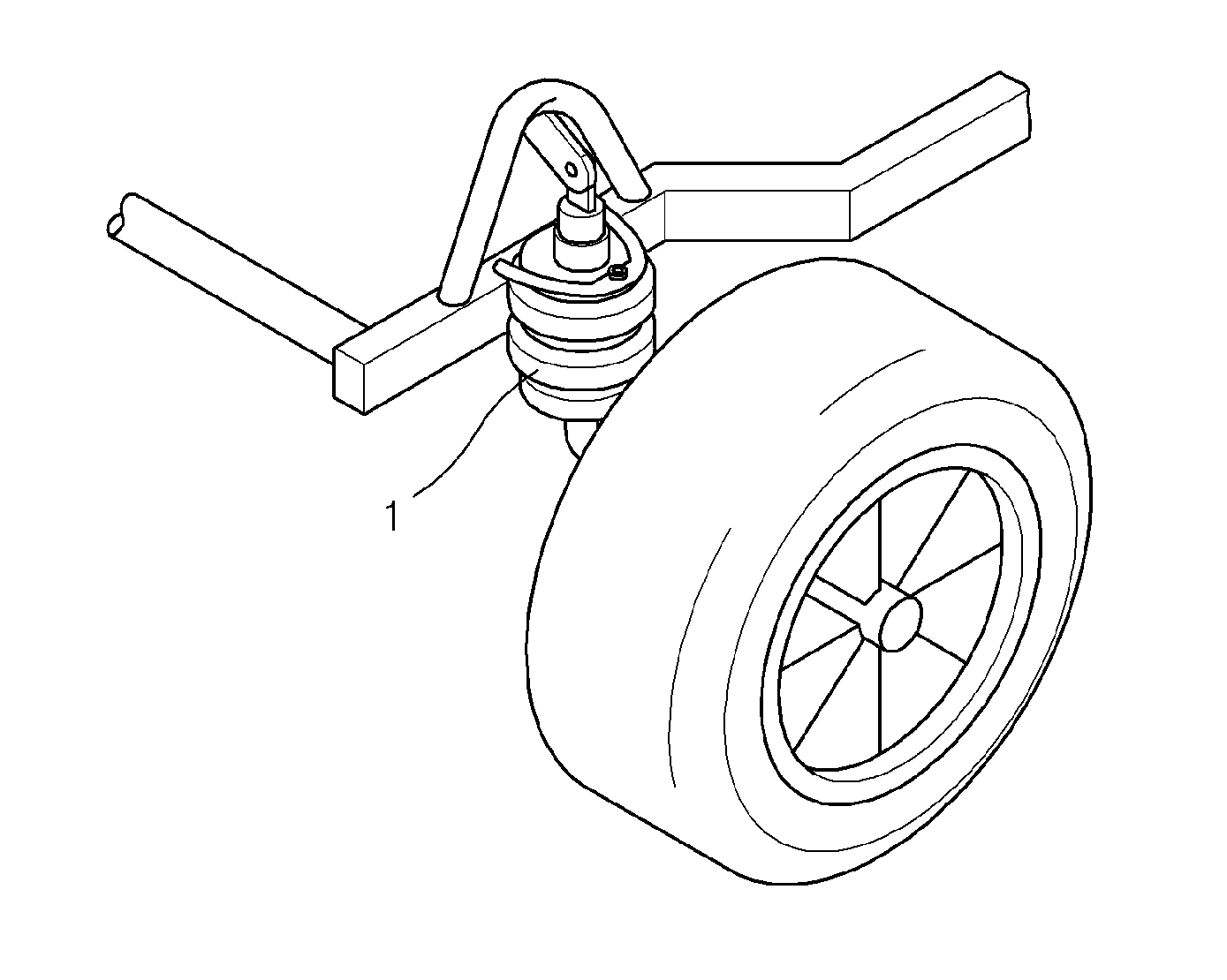 Arm-wheel type robotic vehicle comprising suspension system
