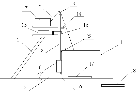 Automatic bait filling device and electric continuous mousetrap using the device