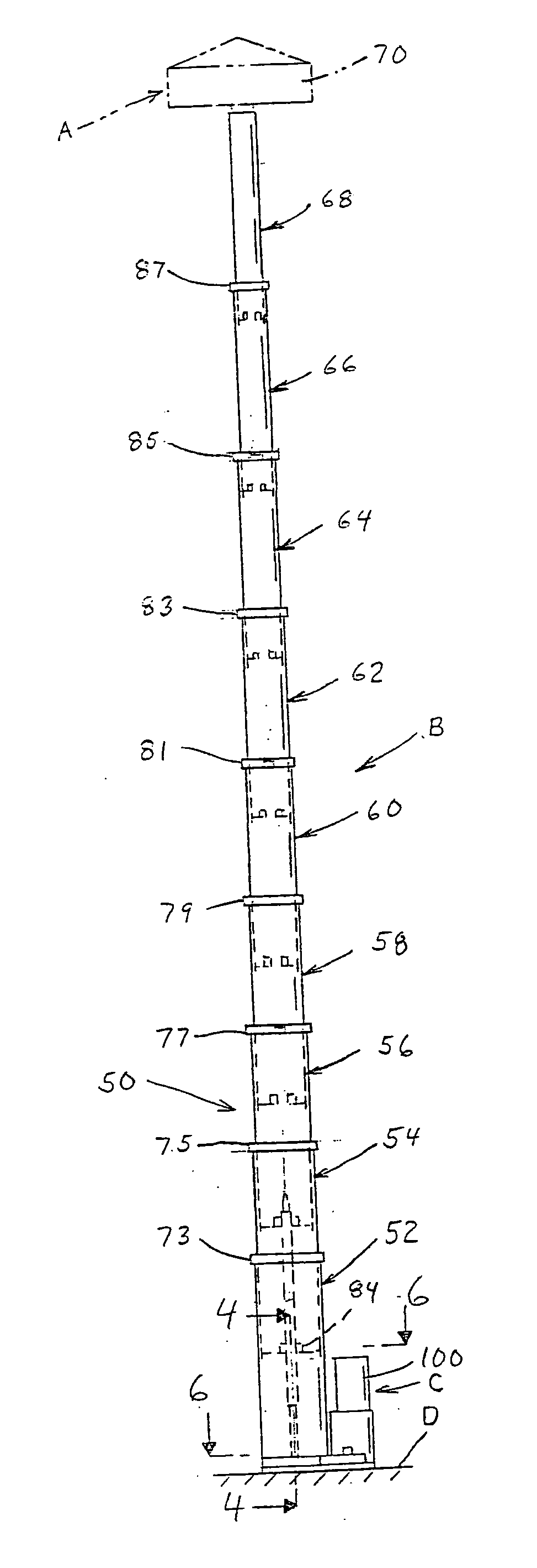 Support bearing assembly