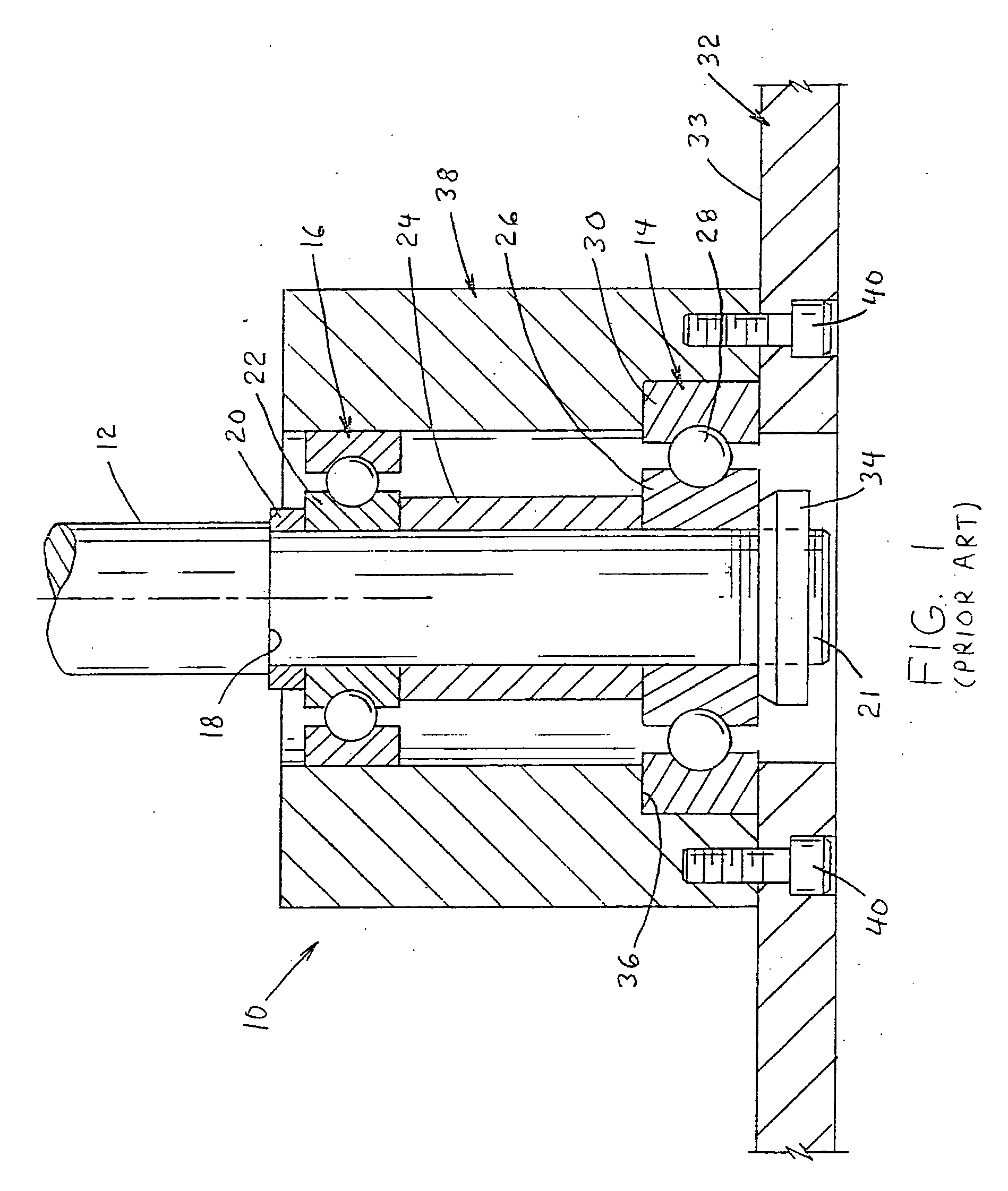 Support bearing assembly