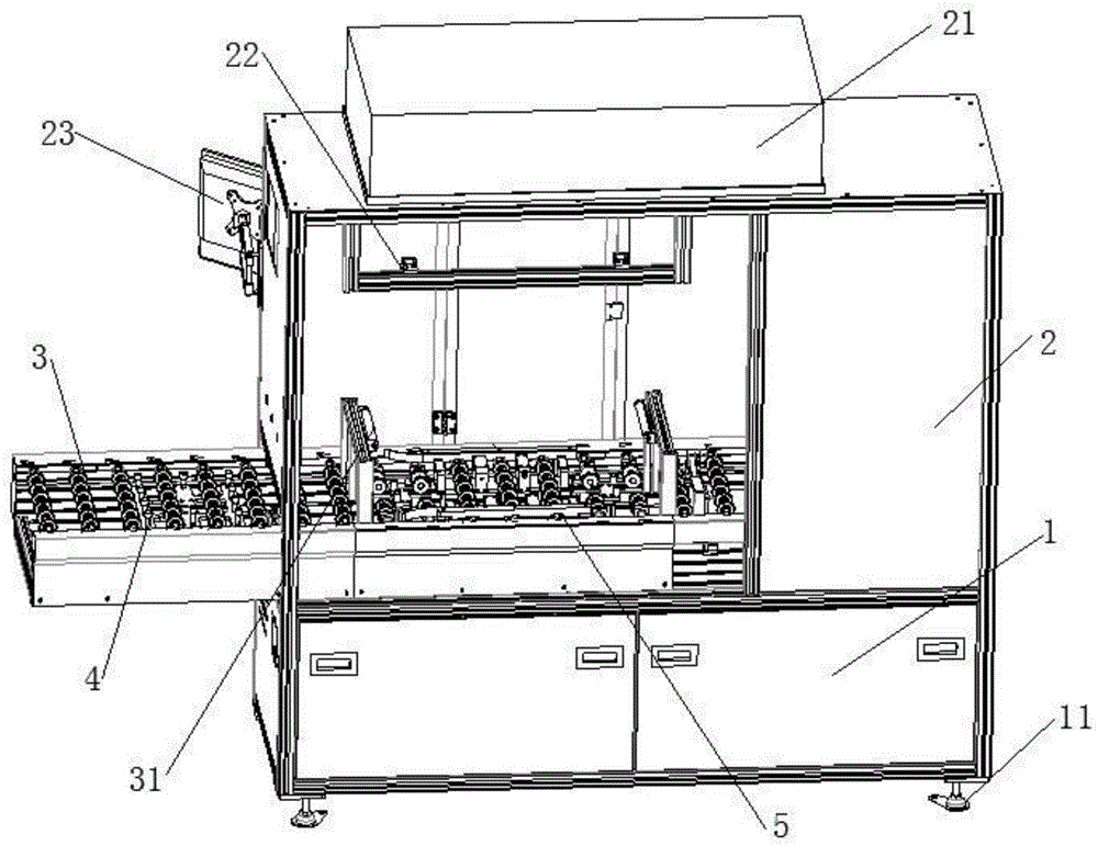 Display screen conveying line