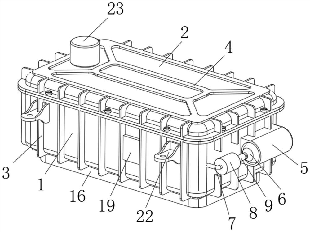 Vehicle battery box based on high-strength corrosion-resistant material and preparation method thereof