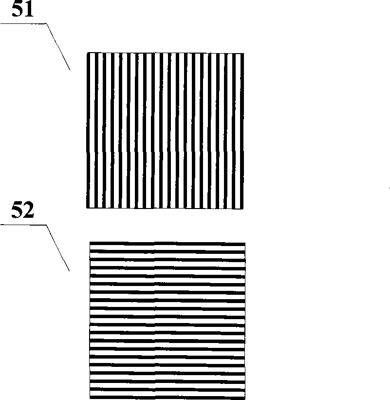 Asymmetric-type phase shift grating marker and its uses in photo-etching machine objective lens aberration detection