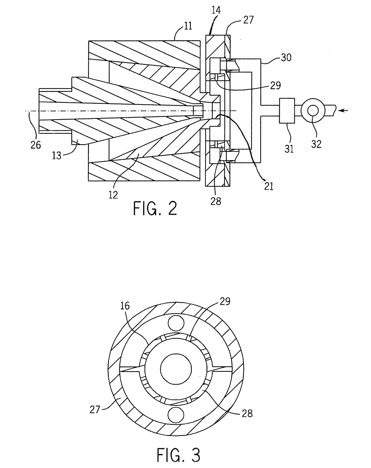 Die assembly with cooled die land