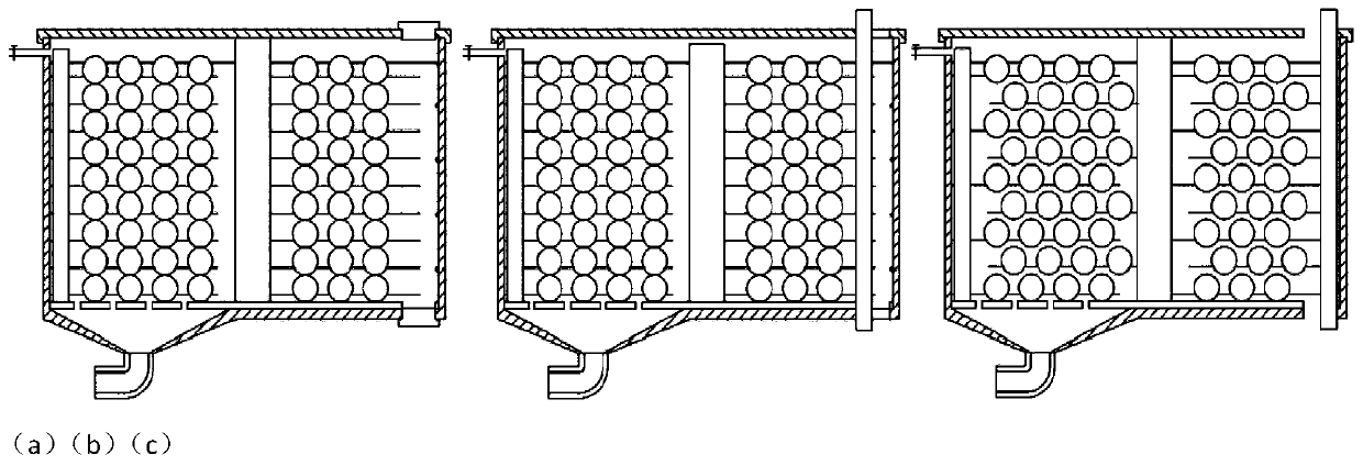 Electrostatic separator capable of changing packing stacking mode and cleaning method thereof