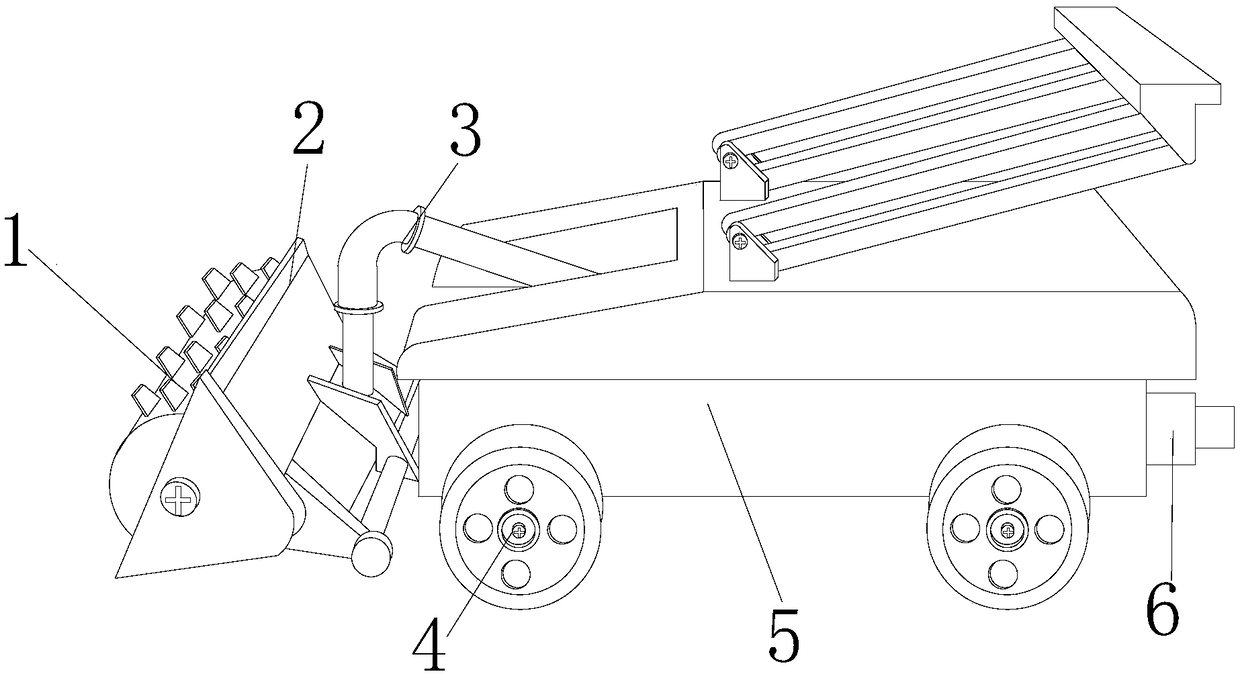 Hydraulic engineering rapid dredging device with stirring function