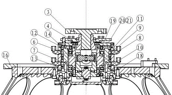 Universal center-adjustment loading mechanism for upper disc