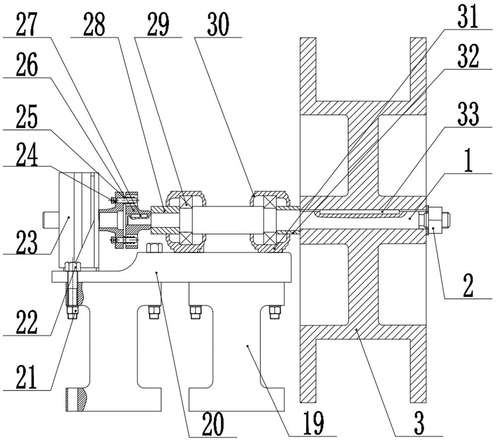 A basalt fiber winding composite pipe forming device