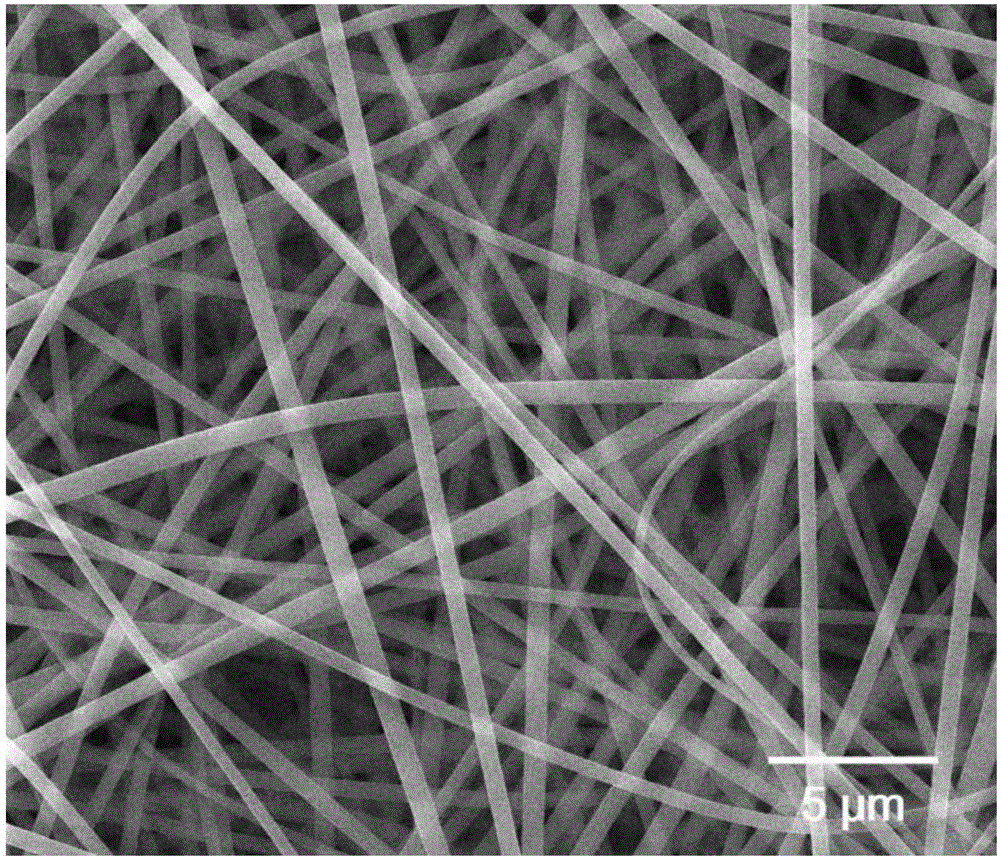 Coaxial electrospun polyimide micro/nano hollow structure material and preparation method thereof