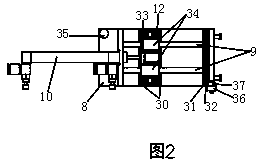 Computerized embroidery machine automatic baseline replacing apparatus