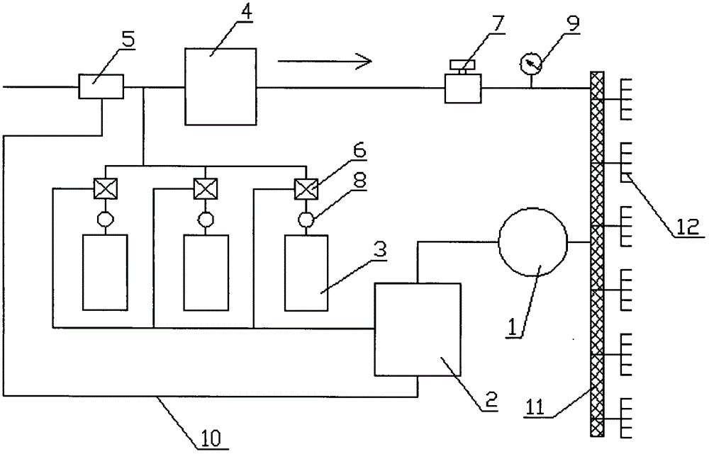 Banana plantation automatic fertilizing apparatus