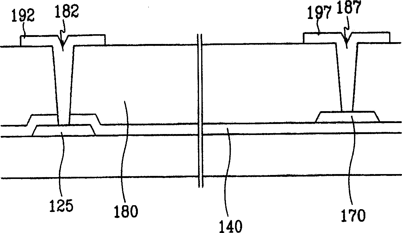 Thin film transistor array panel and liquid crystal display including the panel