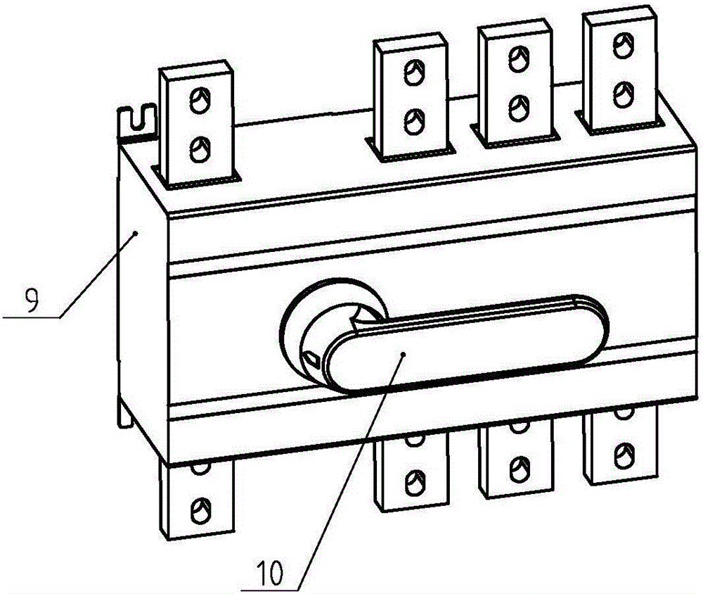 Design method for front-operated disconnecting switch