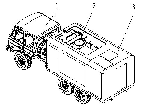 Pyrolytic medical waste treatment vehicle
