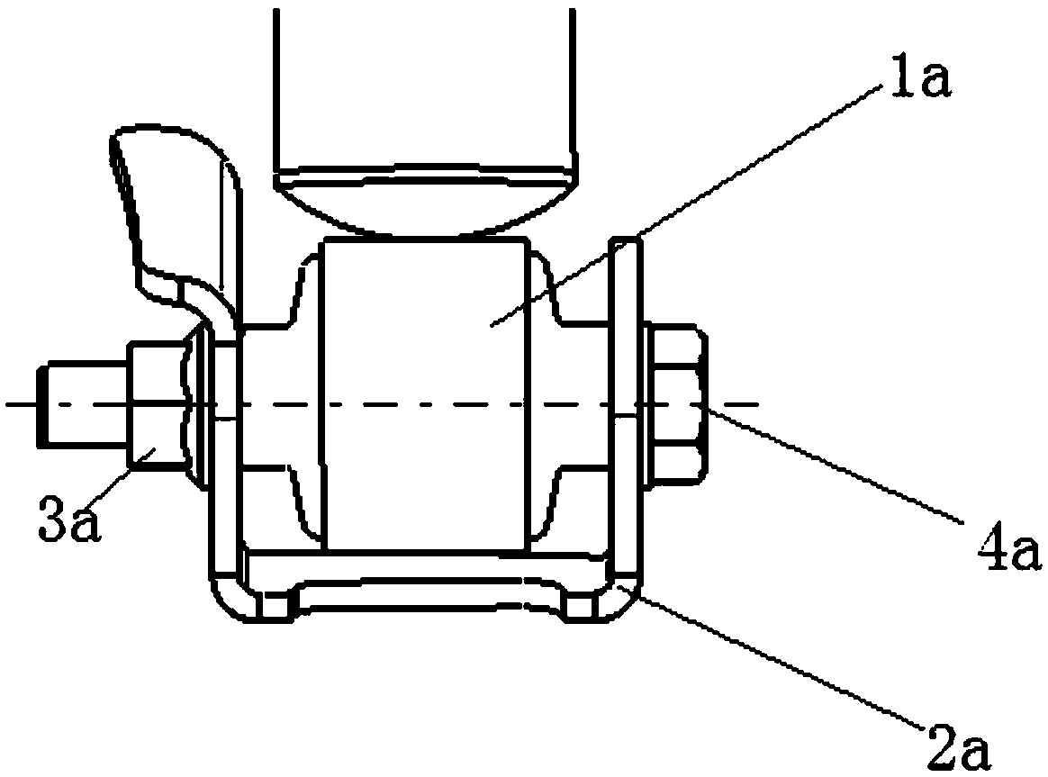 Damper fixing structure and method