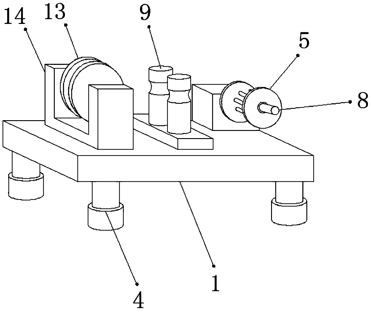 Automatic winding machine for steel cable production