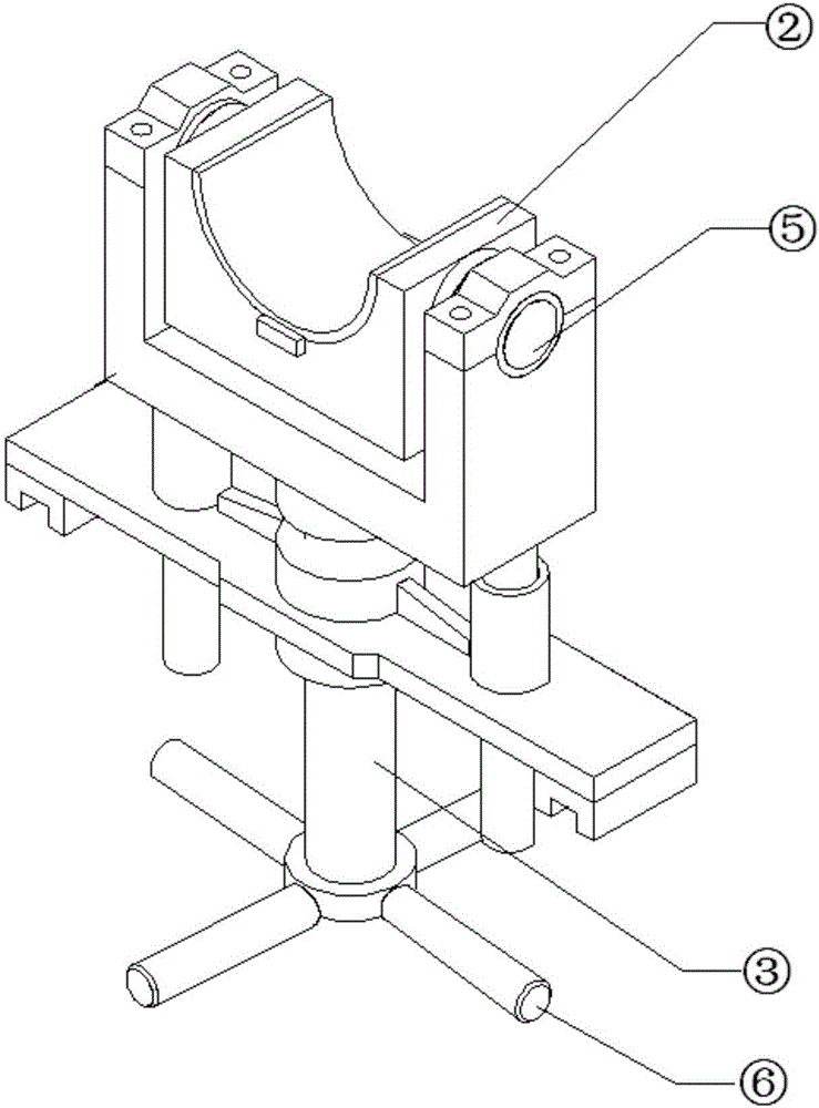 Universal auxiliary device for mounting of draw gear of rail vehicle