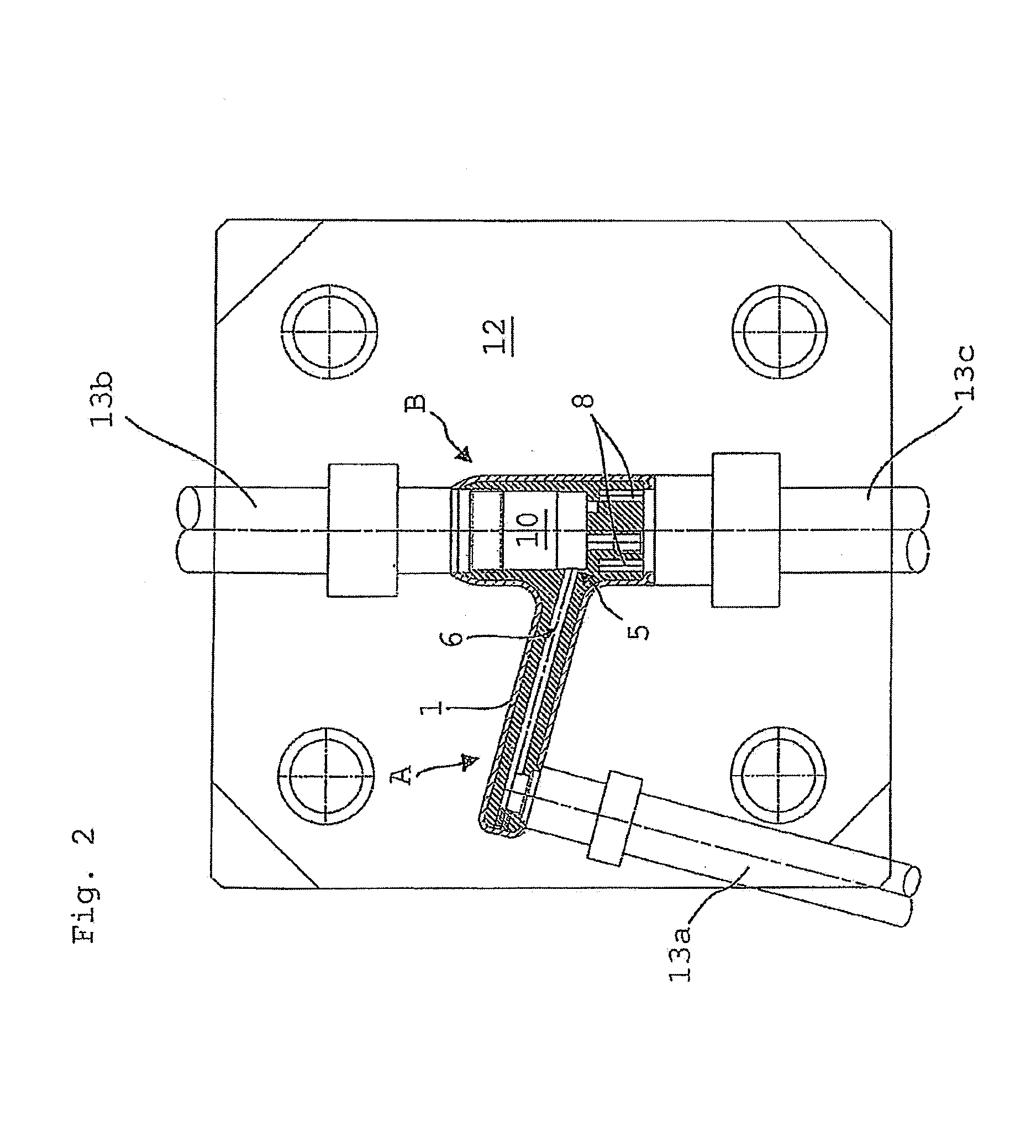 Die cast component and a method for producing a die cast component
