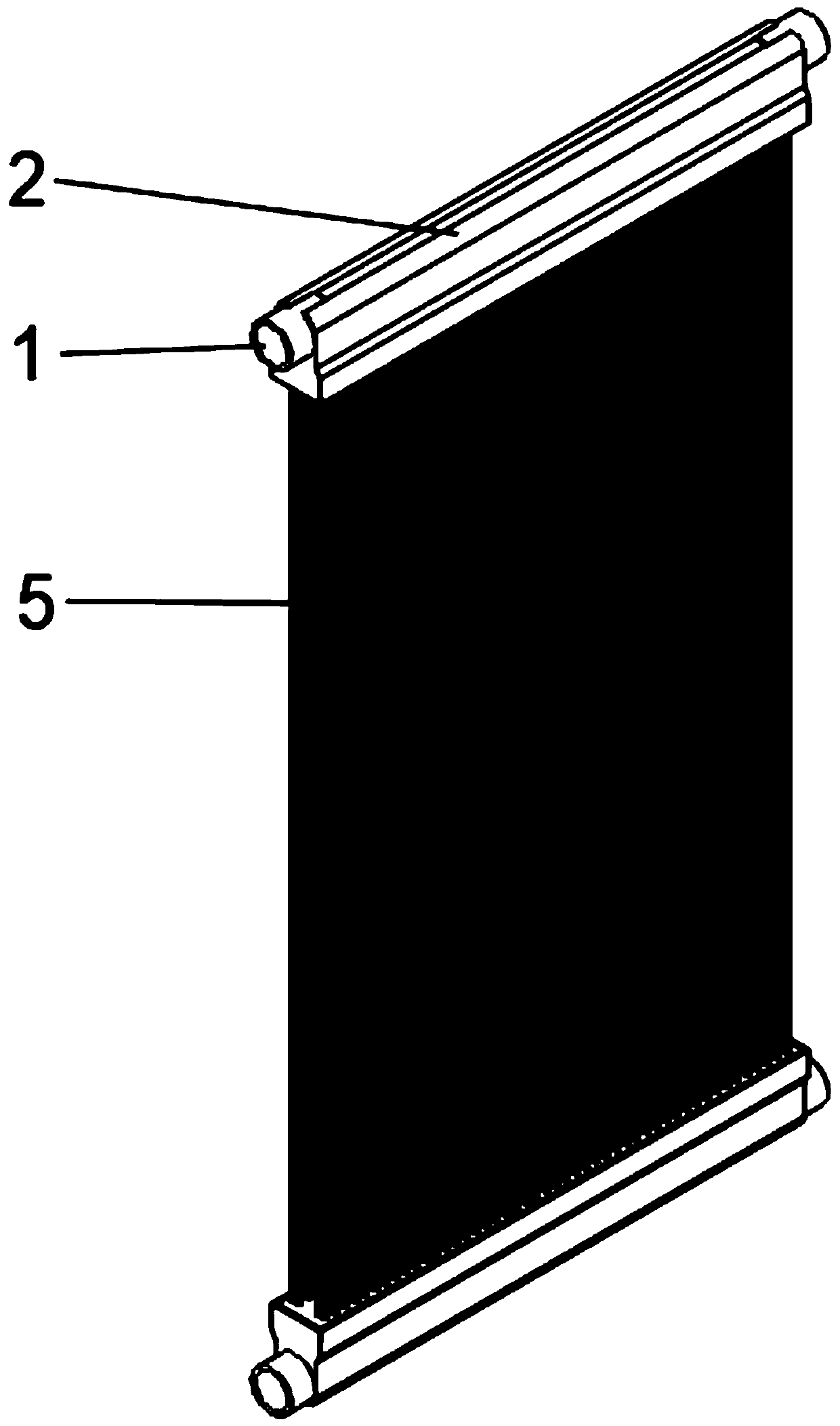 Column type hollow fiber filter membrane and preparation method thereof