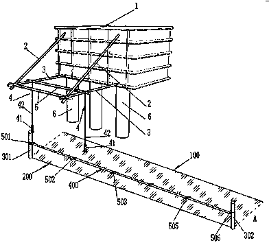 A pile centering device and a pile centering process using the pile centering device