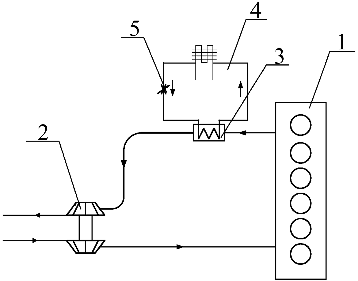 Engine exhaust energy recovery system and method