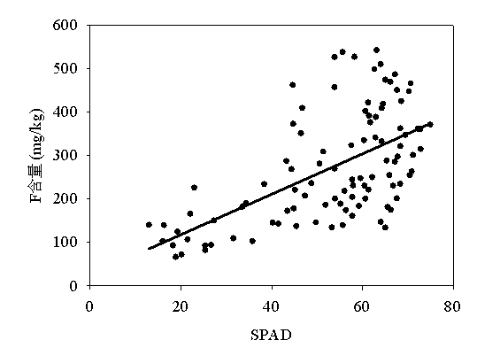 Fresh tea leaf fluorine content non-destructive rapid determination method