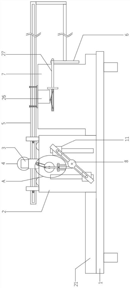 A mechanical grinding device for furniture manufacturing