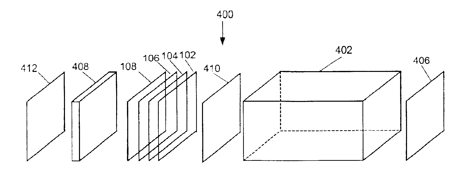 Non-inverting transflective assembly