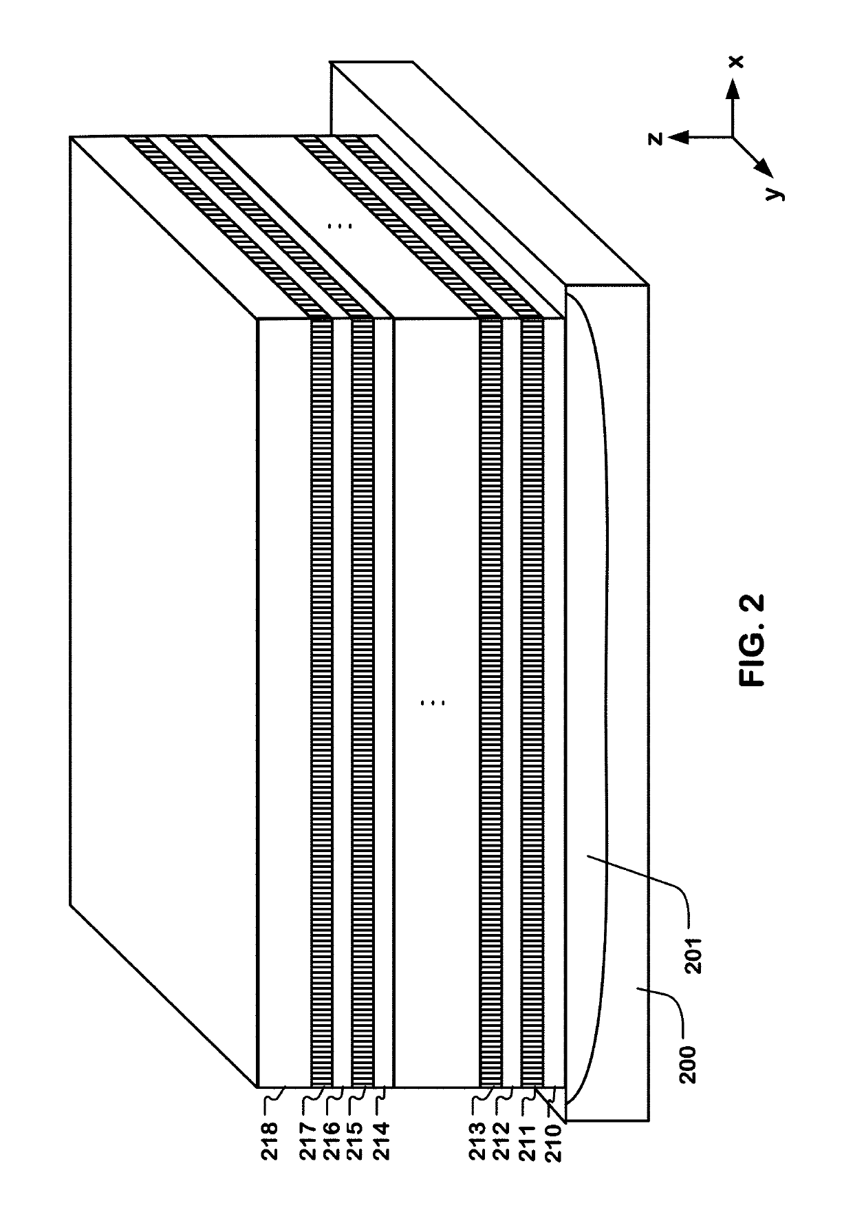 Integrated circuit device with layered trench conductors