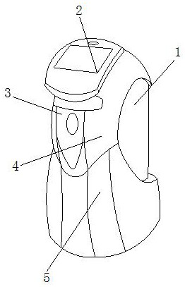 Tourist attraction multilingual language auxiliary equipment based on gesture recognition