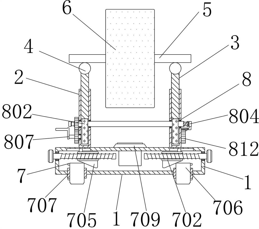 Hub static balance detection device