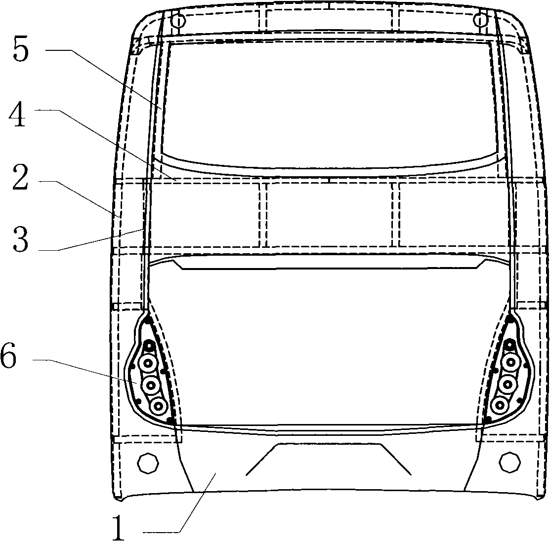 Streamline passenger vehicle tail plate
