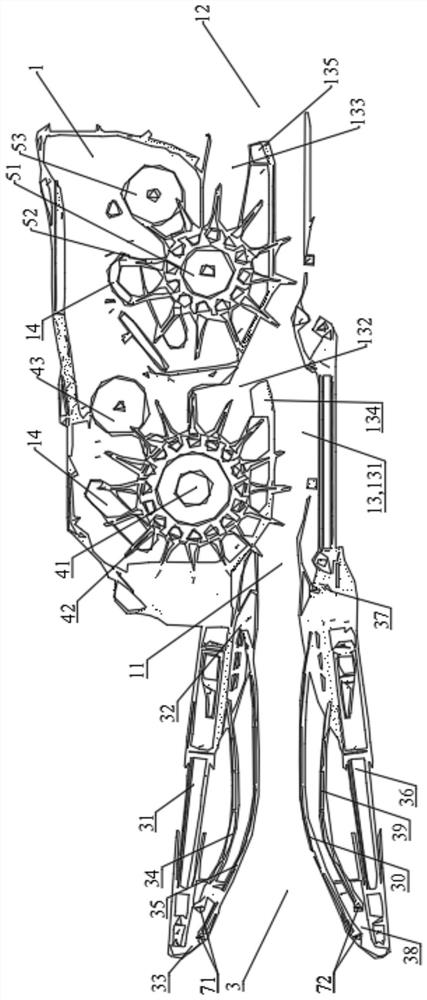 Single-air-duct cotton picking head with high picking net rate