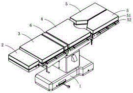 Operating adjusting table with waist adjusting function