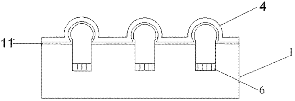 Demouldable foaming preparation method of wafer level glass micro-cavity