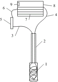 Drill bit cooling device