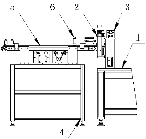 Two-channel stator shell feeding and angle determining device