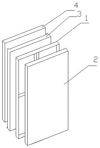 A kind of anti-deformation soundproof wooden door