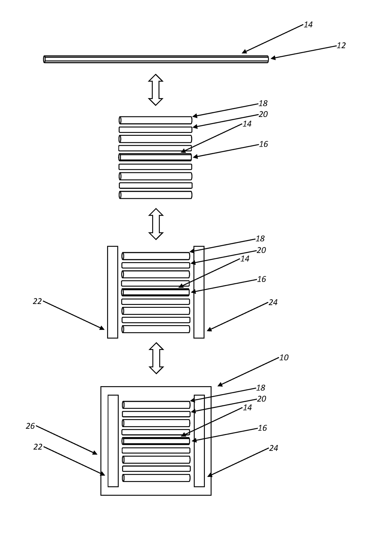 Scintillator based fiber optic plate for neutron imaging applications and the like
