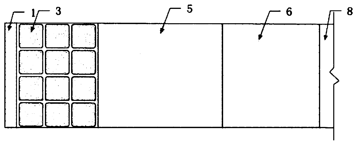 Earthquake-resistant economic caisson wharf and construction method thereof