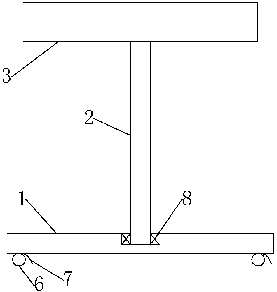 Automobile part placing device