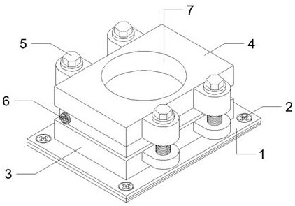 Medical beauty laser lens adjusting frame