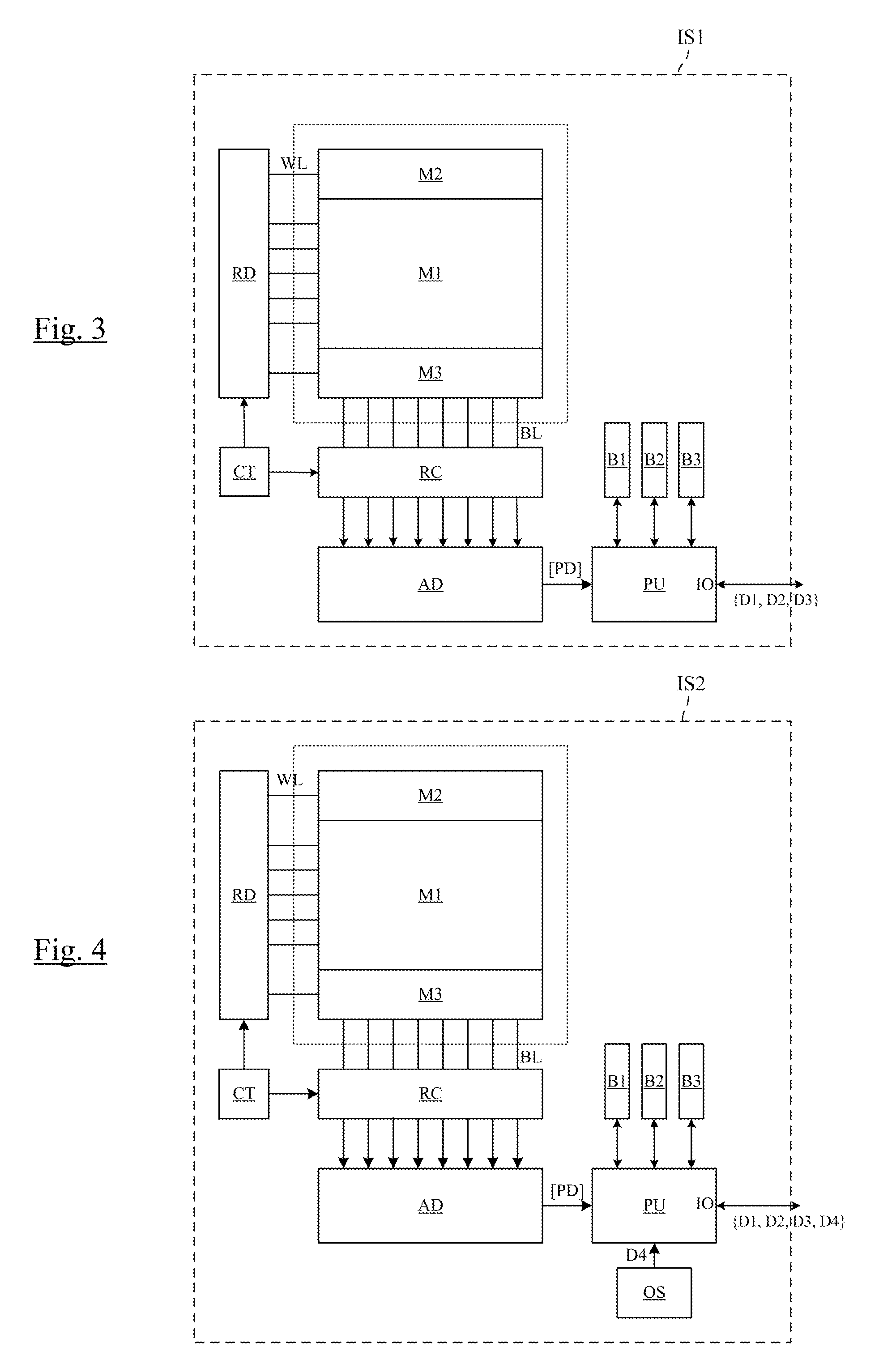 Imaging device with ambient light sensing means