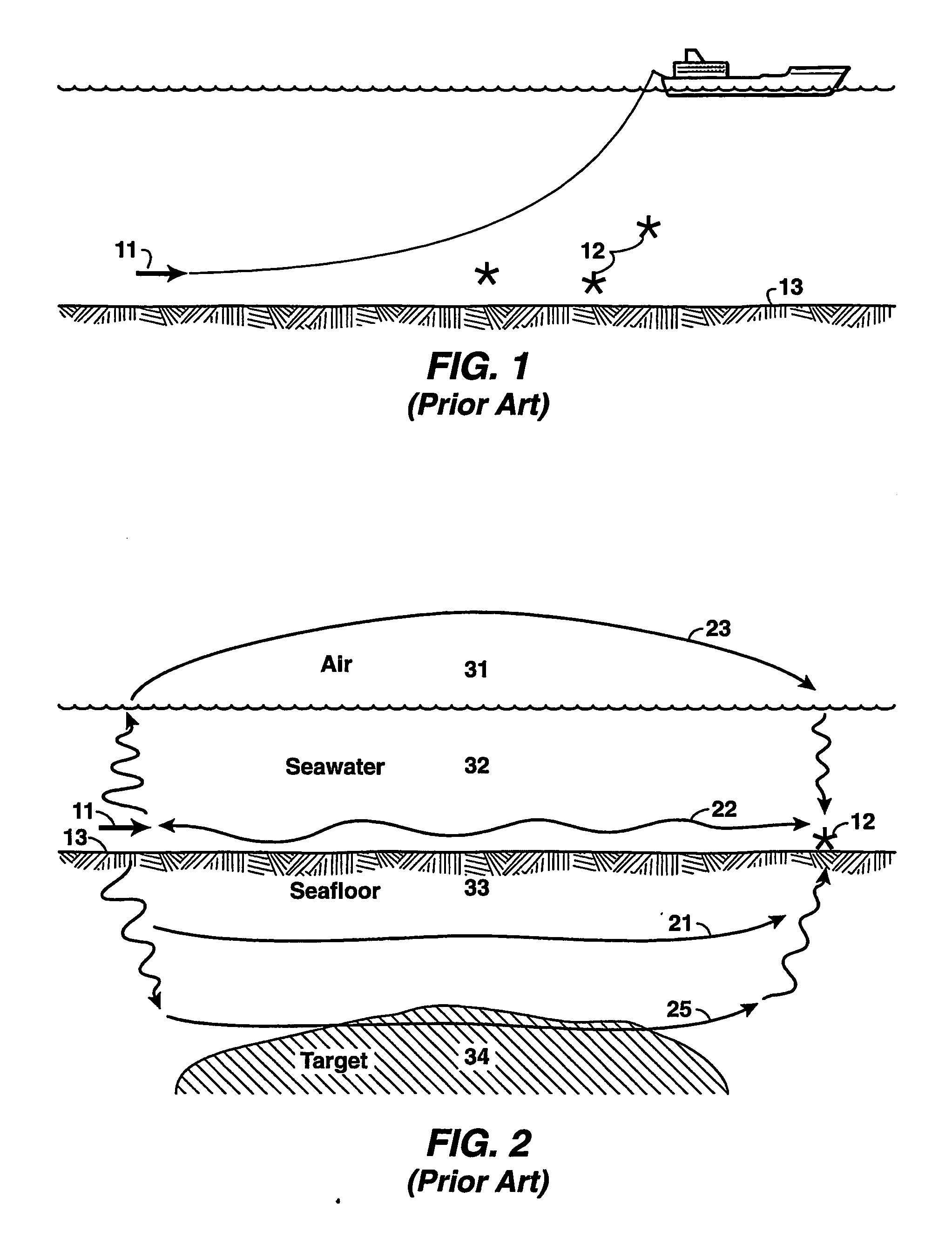 Method for removing air wave effect from offshore frequency domain controlled-source electromagnetic data