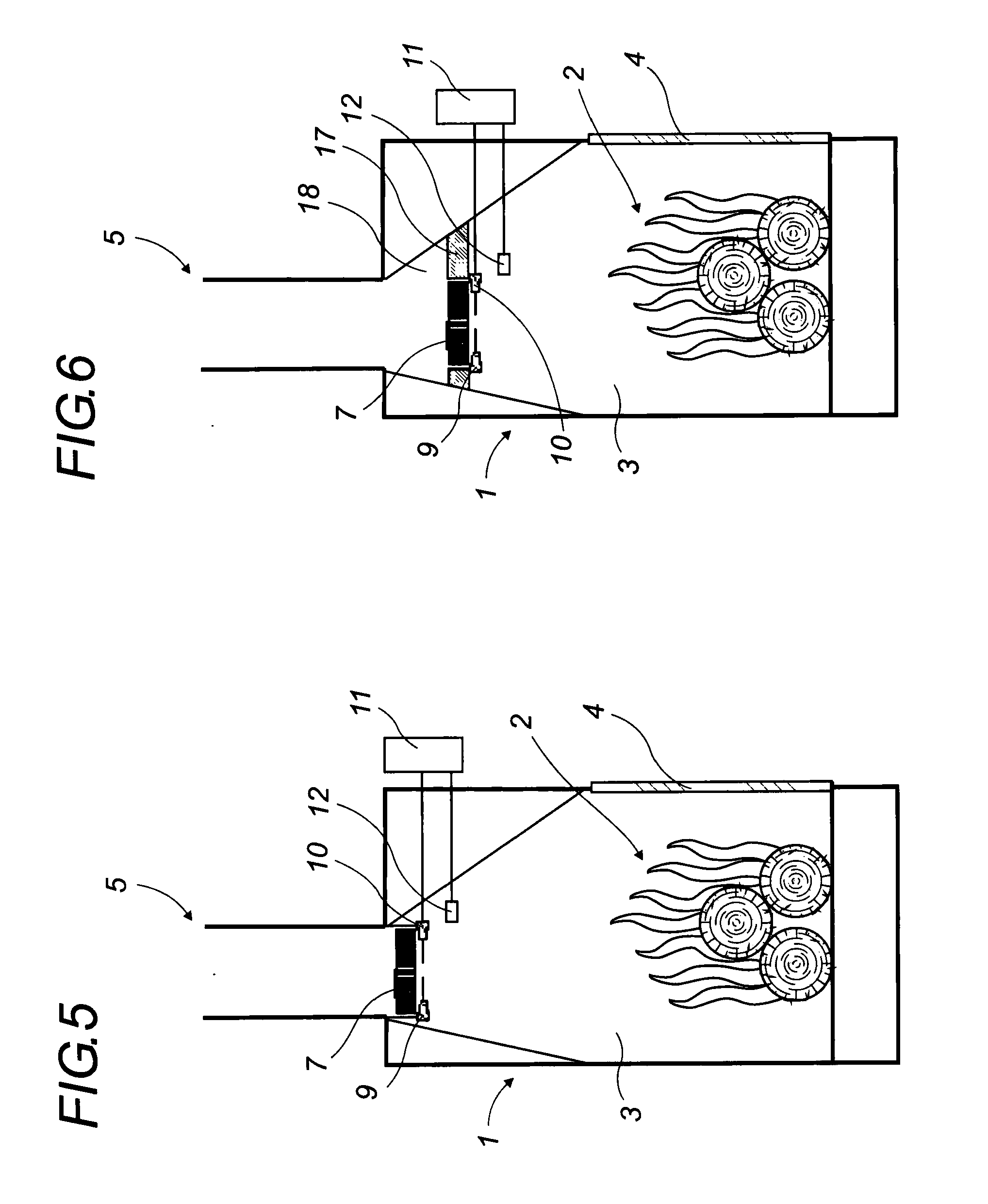 Purification assembly having catalysts for gases and combustion fumes from solid fuel heating apparatus