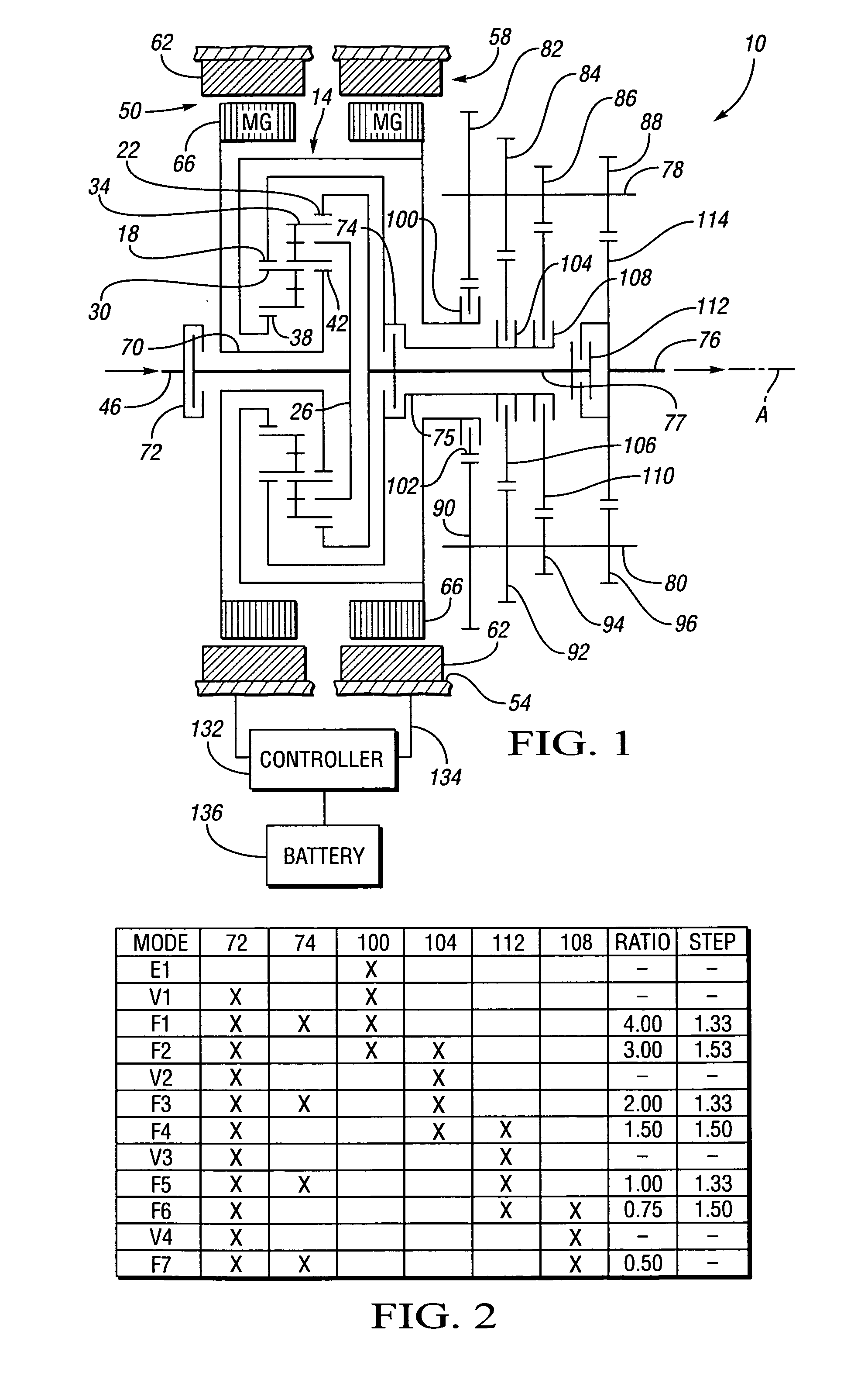 Electrically variable transmission with input split mode and compound split modes