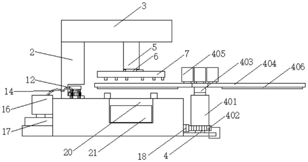 Punching device for computer keyboard base