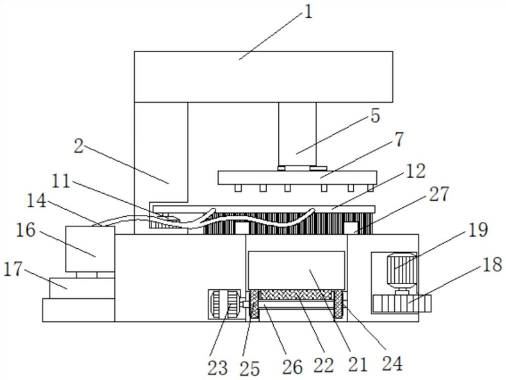 Punching device for computer keyboard base