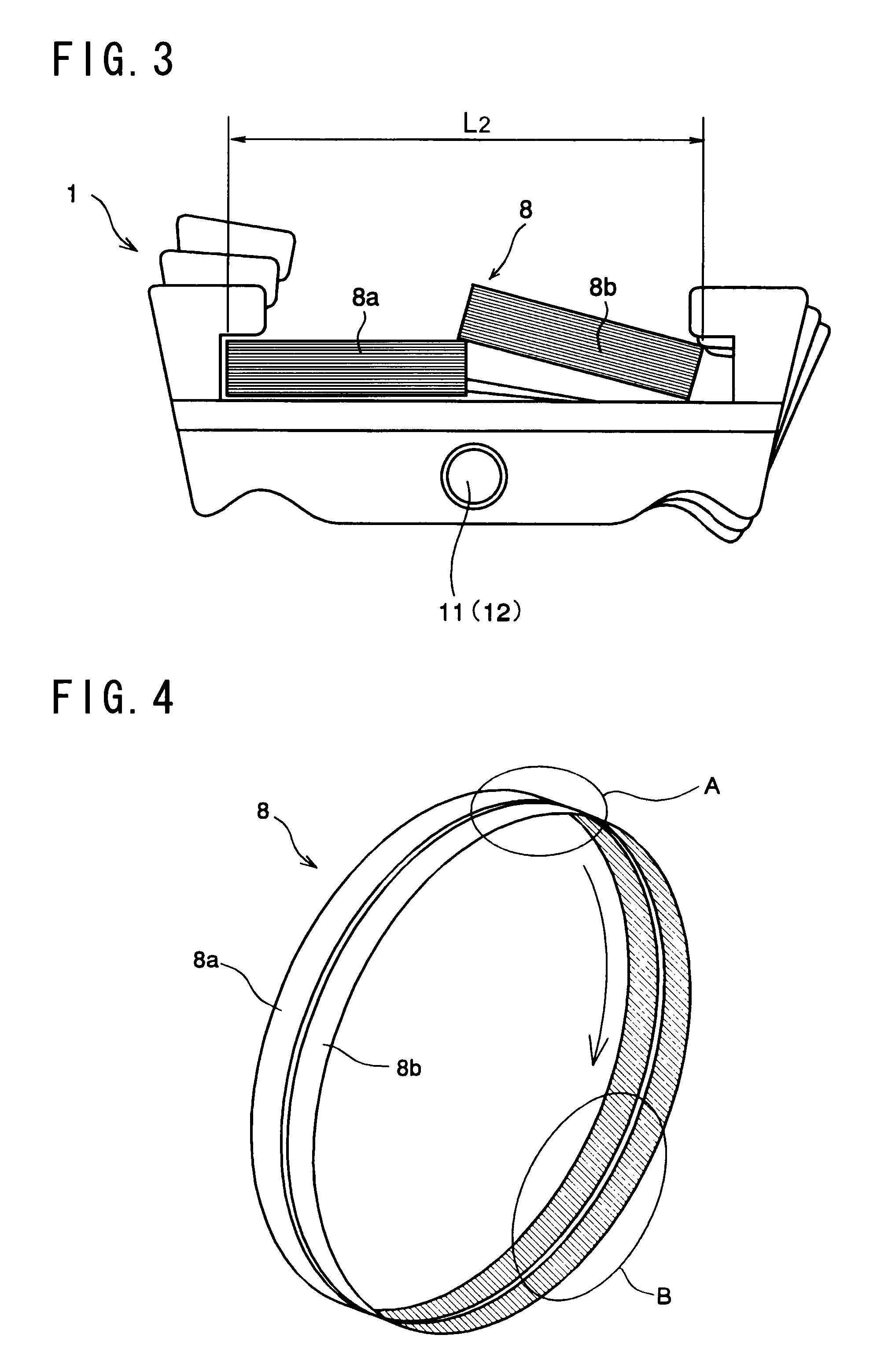 Driving belt and method for assembling same