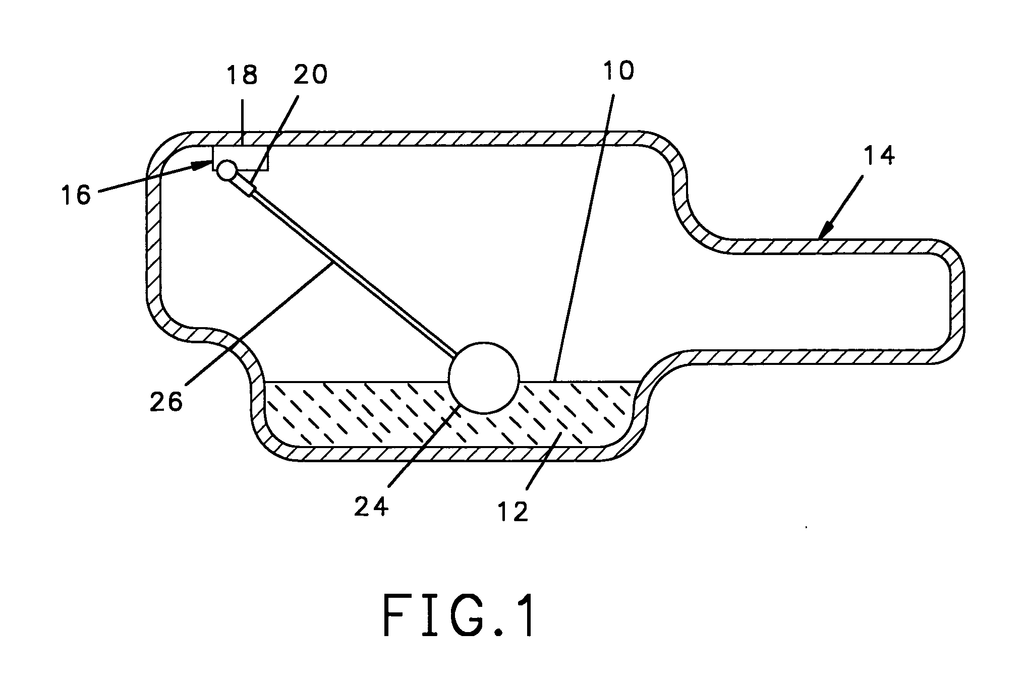 Device employing magnetic flux to measure the level of fluid in a tank
